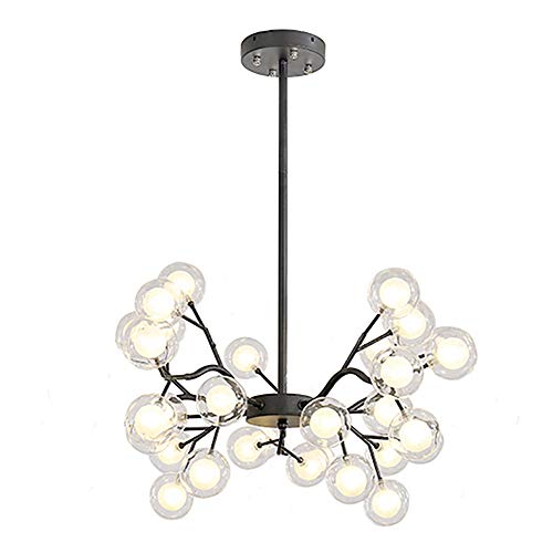 Lustre feu d artifice doré 45 LED plafonnier haut de gamme