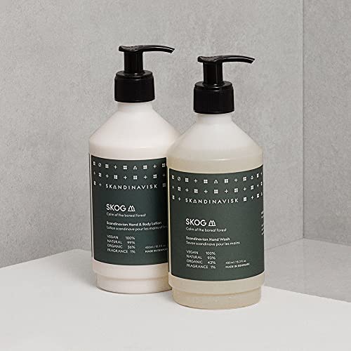 Skandinavisk Skog 'Forest' Organic Hand & Body Lotion. Fragrance Notes: Pine Needles And Fir Cones, Birch Sap And Lily Of The Valley. Vegan. 15.2 Fl. Oz. #TOP2