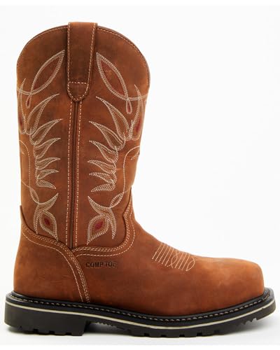 Shyanne Women's 11" Pull On Western Work Boot Composite Toe - Bswc0s0w182