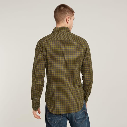 G-Star Herren Dakota Slim Hemd, Mehrfarben (Tapenade Chibi Check D25223-D818-G906), M – Ansicht 2