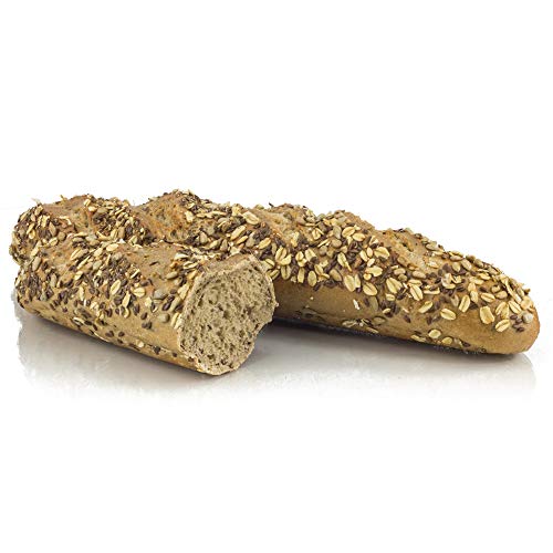 Vestakorn pan artesanal 'Mehrkornstange' 250g - Baguette multicereales - baguette fresca con corteza rústica
