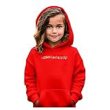 Sudadera de manga larga genérica con capucha casual para niñas, 8-9 años)
