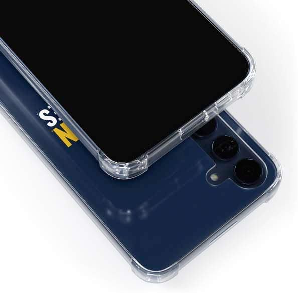 Skinit Clear Phone Case Compatible with Galaxy S24 - Officially Licensed University of Michigan Wolverines M Design