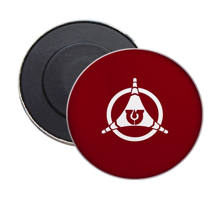 ROUND MAGNET. FLAG OF IKEDA - HOKKAIDŌ JAPAN