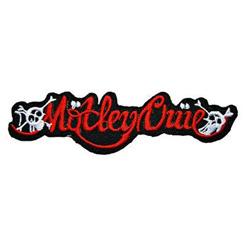 MOTLEY CRUE Logo Iron On Embrodered Patch 4.6 MOTLEY CRUE Logo Iron On Embrodered Patch 4.6