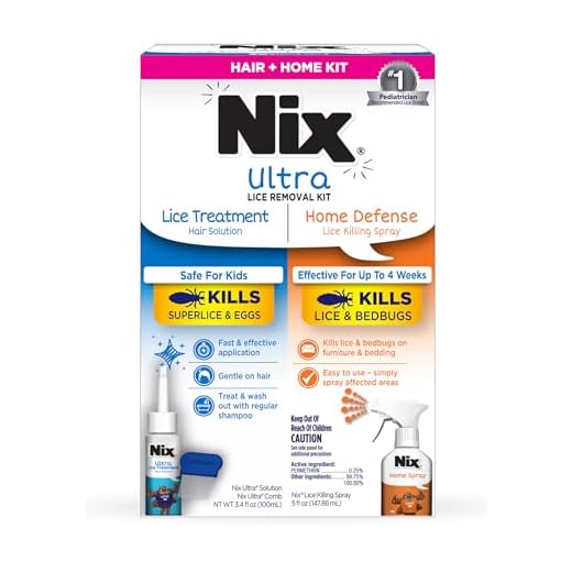 Nix Ultra Lice Removal Kit | Kills Super Lice & Eggs | Includes Lice Removal Comb and Control Spray