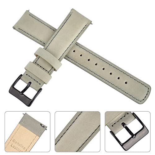 Image of Ritche Christmas Gift Quick Release Leather Watch Bands Genuine Watch Straps for Men Women Top Grain Leather Watch Strap, White Elephant Gifts, Stocking Stuffers for Men, Father's Day gifts