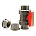 Red Flag Products True Union Ball Valve Water Pump Socket with Extra End Connector, 1-Inch