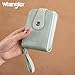 X Wrangler Credit Card Holders Small Wallets Woman Compact Credit Card Holder for Woman Rfid Blocking Multi Card Wallet with Smooth Metal Zipper and Id Window