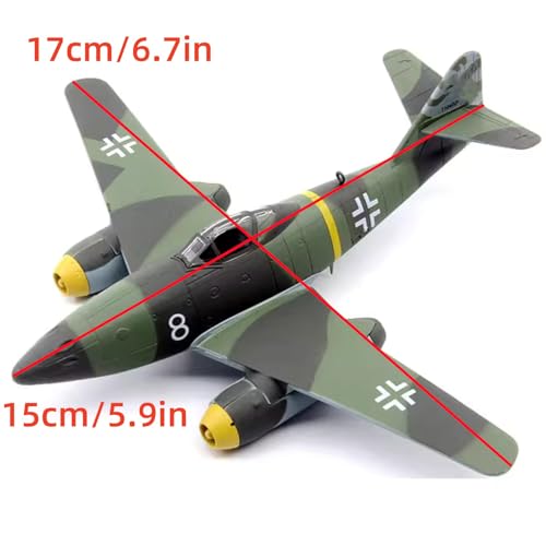 1/72 Alloy WWII German Messerschmitt Me-262 Fighter Model Alloy Airplane Aviation Collectibles for Aircraft Enthusiasts - Image 7
