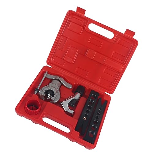 Haofy Ensemble D'outils D'évasement de Cône Excentrique de Tuyau, Outil D'évasement de Tuyau Durable pour Tube en Cuivre/Aluminium, 6 Pièces pour Les Amateurs de Bricolage