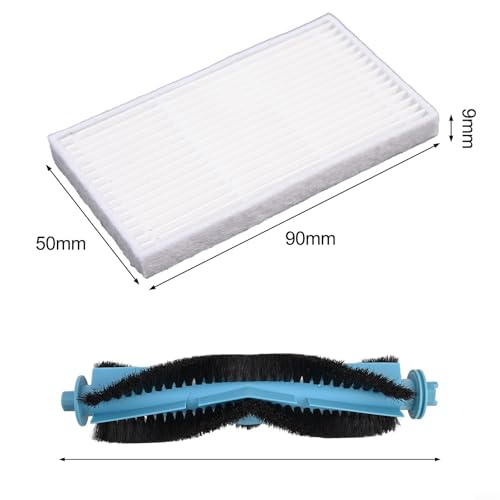 Vasiumic Reinigungsroboter liefert Vakuumfilter Roboter Vakuum Ersatzteile Kit Seitenbürsten Filter Mop Tücher Kompatibles Zubehör (A) – Bild 5