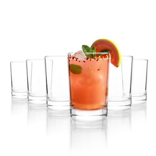 Image of CELLO Liberty Glass Set of 6 Pcs 175ml, Transparent | Freezer & Fridge Safe, Leadfree Dishwasher Safe Toughened Crystal Clear Glasses Set For Drinking Water Juice Milk Cocktail Mocktail Coldrinks Soda