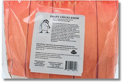 LITTLE FARMER PRODUCTS Coop-Right Chicken Coop Natural Poultry Dust Bath Nest Freshener Odor Elimina