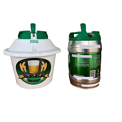 Cooler Portátil Á Gelo Para Barril 5L - Branco