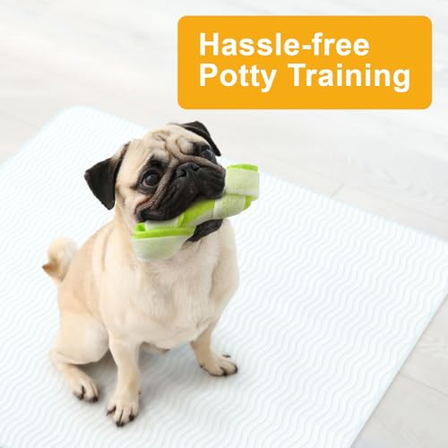 Image of GREEN LIFESTYLE Washable Underpads - Large Bed Pads for use as Incontinence Bed Pads, Reusable Pet Pads, Great for Dogs, Cats, Bunny, Seniors Bed Pad (Pack of 20 - 34x36), Blue