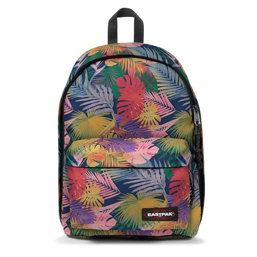 Image of EASTPAK Out Of Office - 31L Backpack with Dual Compartments, 14-inch Laptop Tablet Sleeve, Utility Pocket, Bottle Holder, Brize Retro Navy