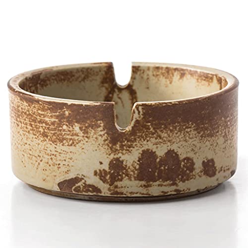 KKNH Cendrier Cendra Cendray Cendrays Cendrays Retro Simple Bureau Bac de Cendres Durable Respectel Employal Convient à l'usage extérieur intérieur Convient pour cendrier de terrasse/extérieur/intér Cover