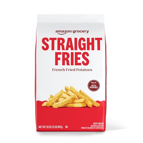 Amazon Grocery, Straight Fries, 32 Oz, Frozen (Previously Happy Belly, Packaging May Vary)