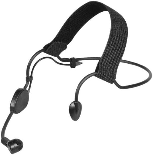 Generic Replacement Headworn Headset Microphone for Sennheiser SK 300 G4-RC Robust Bodypack Transmitter with 3.5mm Connector, ME3-II Cardioid Headworn Condenser, Black