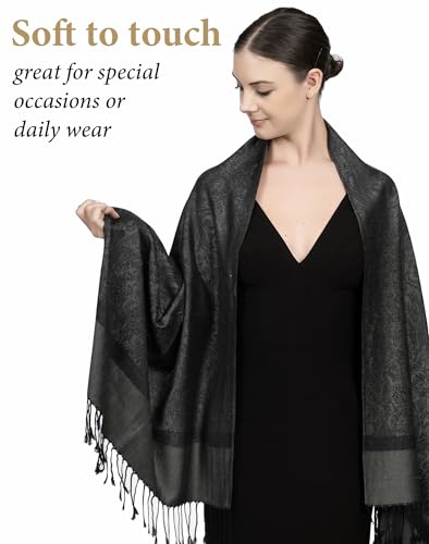 Achillea Women's E-002 Pashmina Shawl