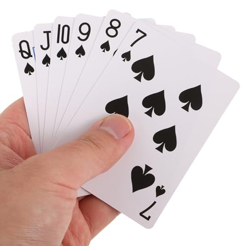 Cartas en Blanco para Poker 1 Set de Papel para DIY miniatura 6