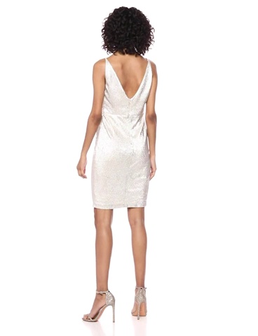 Amazon.com: Calvin Klein Women's Sleeveless Metallic Sheath Cocktail Dress,  Nude, 6 : Clothing, Shoes & Jewelry