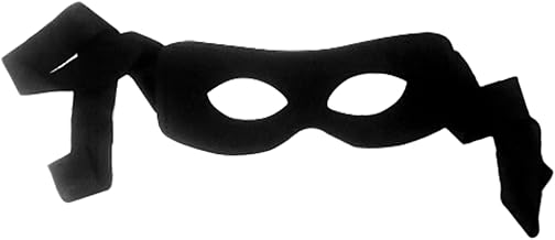 Bandit Zorro Augenmaske,Zorro Blanko-Maske,Bandit Augenmaske schwarz, schwarze Einbrecher Maske,Augenmaske Damen Gesichtsmaske Elegante Herren Masken Kostüm mit Retro-Muster,für Kostümball,Halloween