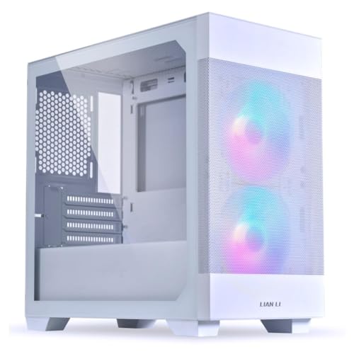 Lian Li LANCOOL 205M Mesh Micro-ATX-Gehäuse, Tempered Glass - weiß