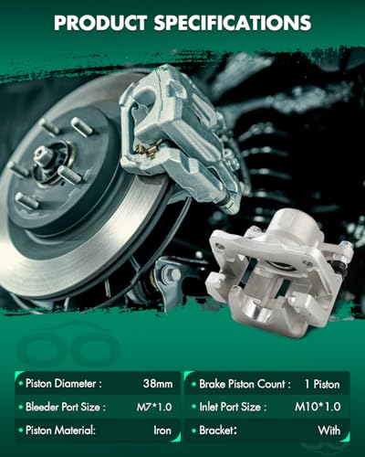 Image of SCITOO 19B7049 19B7048 Rear Left & Right Disc Brake Calipers Assembly w /Bracket For Toyota For RAV4 2012-2018