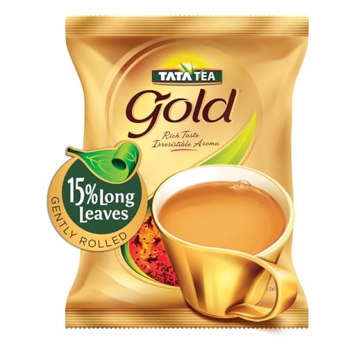 Tata Tea Gold | Assam teas with Gently Rolled Aromatic Long Leaves | Rich & Aromatic Chai | Black Tea | 100gram|Powder