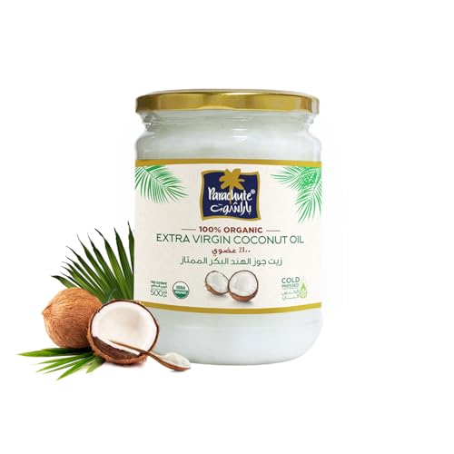 زيت جوز الهند من باراشوت، زيت عضوي بكر معالج ميكانيكياً ومنقى على خمس مراحل، معصور على البارد، سعة 200 مل، عبوة واحدة