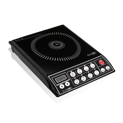 BLOWHOT A9 Induction Cooktop | 2000 Watt Push Control Basic Cook Top | Fast Heating Electric Induction Stove | 1 Year Warranty on Coil, PCB & Fan | Black