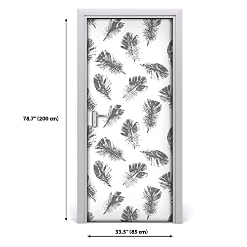 Autocollant de porte Magic-Stick imperméable et lavable 70x200