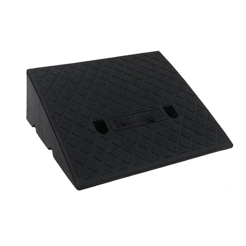 Rampa Plástica Pequeña para Bordillo, 17cm, Negra miniatura 1