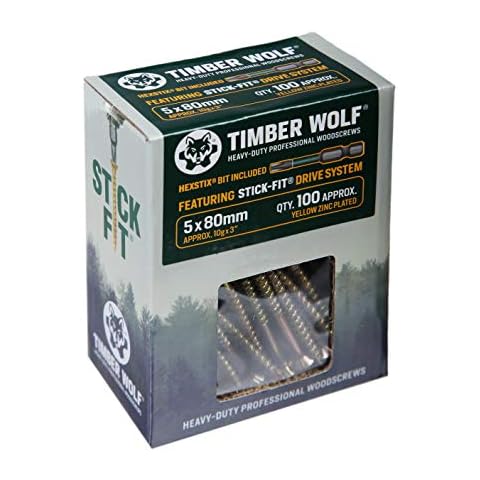 Timber Wolf TW50080 Holzschrauben, 5,0 x 80 mm Cover
