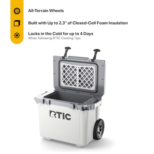 Image of RTIC 22 QT Ultra-Light Wheeled Cooler with Handle