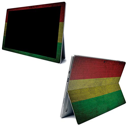 Image of MightySkins Carbon Fiber Skin for Microsoft Surface Pro 7 - Yeah Mon | Textured Carbon Fiber Finish | Easy to Apply, Remove, and Change Styles | Made in The USA