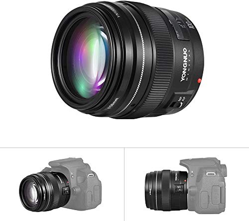 Yongnuo YN100 mm F2 Medium Teleobjektiv 100 mm F/2~F/22 Prime Lens Fixed Focal Length Aperture for Canon EOS Rebel… – Bild 5