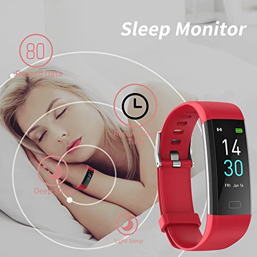 Ip68 Fitness Tracker Blood Pressure Heat Rate Monitor Smart Watch Blood Oxygen Sleep Monitor Activity Tracker Pedometer Watch For Women Men Kids #TOP3