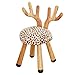 Produktbild Kleiner Hocker/Cartoonhocker/Kinderhocker/Schuhbank, Umweltfreundlich Natürlich, Stark, Starke Tragfähigkeit, Optional (Ziege, Kaninchen, Hirsch, Drache, Schaf)