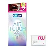 Durex デュレックス 【世界で1秒に80個売れているコンドーム】 コンドーム エアタッチ たっぷりゼリー 10個入 ラテックス製 + おまけ付き