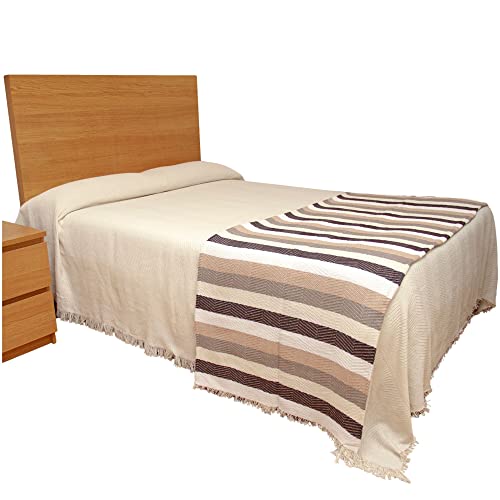Beugüen Colchas Cama 150 Modernas Verano Colcha Cama 150 Invierno Cubrecama y Colchas de Verano Cama 150 Colchas Cama 135 Modernas - Colcha Cama 90 Infantil y 105 (230 x 260 cm, Multi Marrón Bosque)