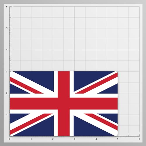 Image of World Country Flag Decal Stickers - Two Pack - for Cars Windows Bumpers Laptops Tablets Tumblers Cups Walls (Great Britain)