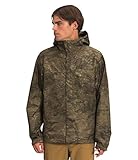 The North Face Men’s Venture 2 Waterproof Hooded Rain Jacket, Military Olive Cloud Camo Wash Print, XL