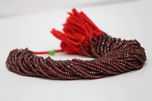 Mozambique Garnet Faceted Beads, perles naturelles pour bijoux bohèmes chic