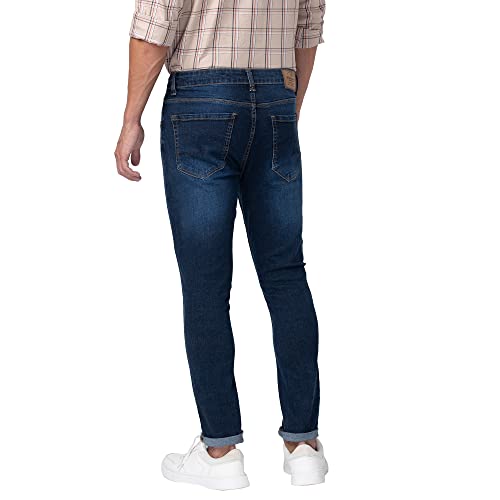 Image of Spykar Men's Mid Rise Slim Fit Jeans