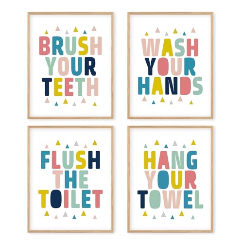 Boat Wades Bathroom Kids Decor Wall Art Unframed,Bathroom Wall Decor...