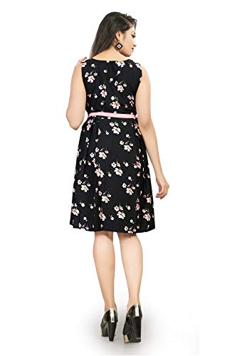 Image of AA Creation Women's Fit And Flare Knee Length Dress