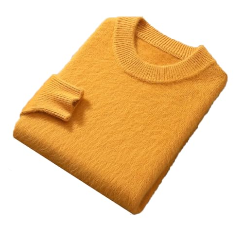 Men's Cashmere Sweater Half Height Neck Pullovers Knit Sweater and Winter Long Sleeve Jumpers Top